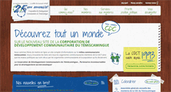 Desktop Screenshot of cdctemiscamingue.org