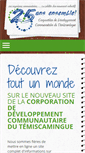Mobile Screenshot of cdctemiscamingue.org