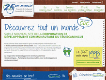 Tablet Screenshot of cdctemiscamingue.org